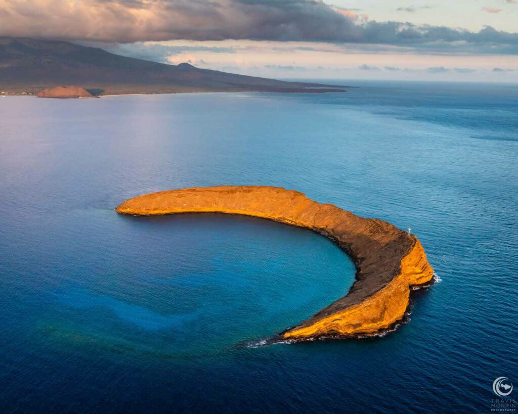 Molokini crater off the coast of Maui