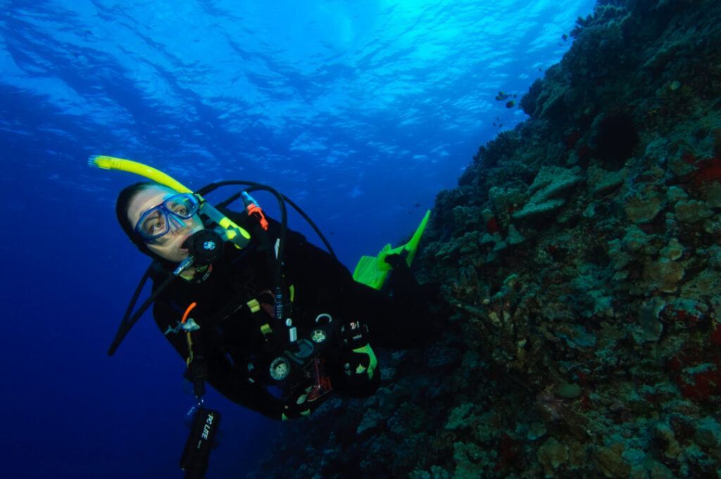 Diving the Back Side of Molokini