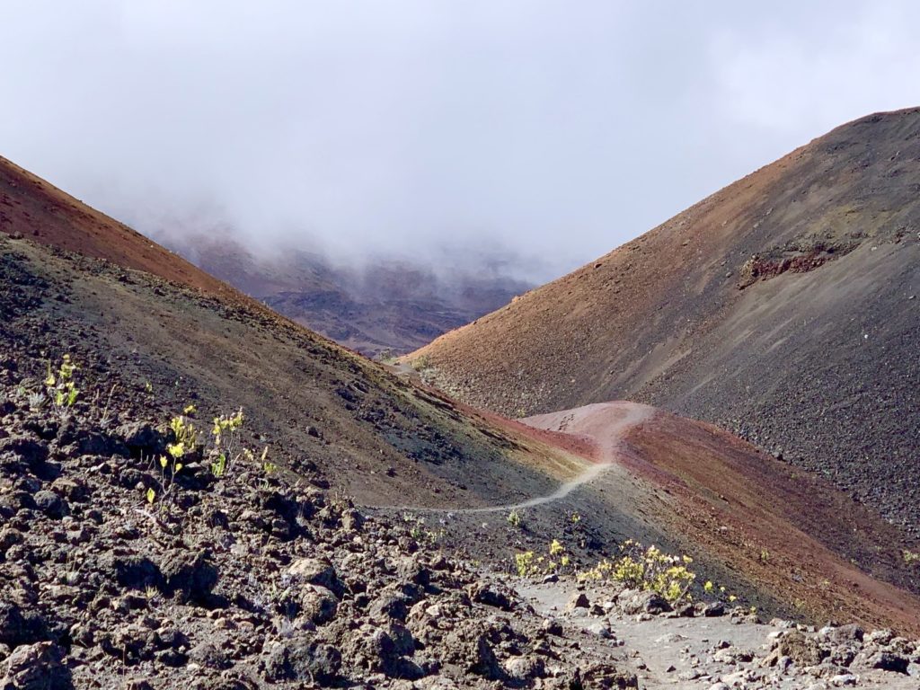 Pele's Paint Pot inside Haleakala Crater