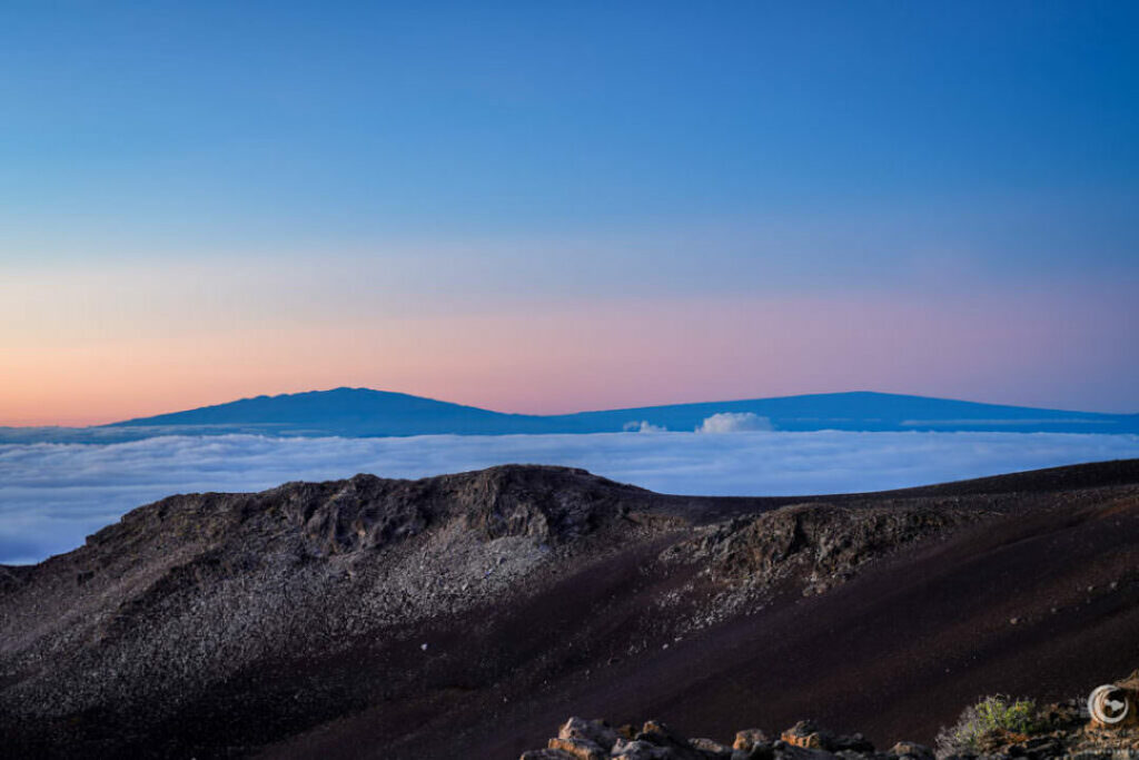 Hawai‘i Island views from Haleakalā