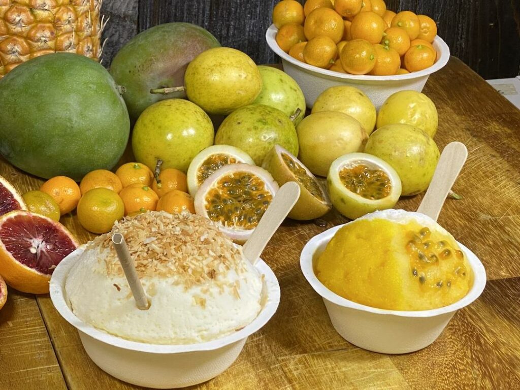 Ululani's Shave Ice with fruit