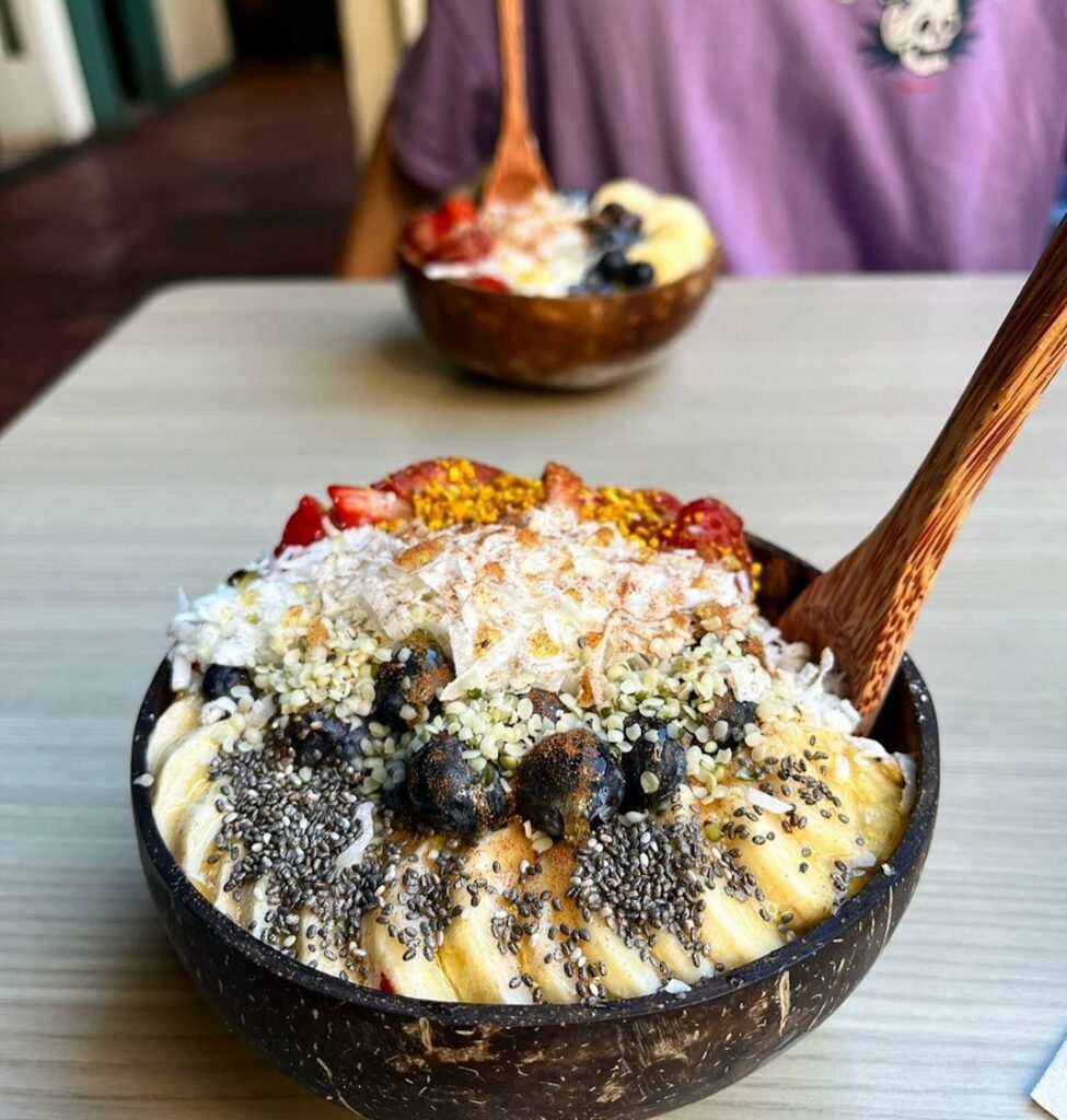 Açai Bowls at Breakwall Shave Ice on Maui