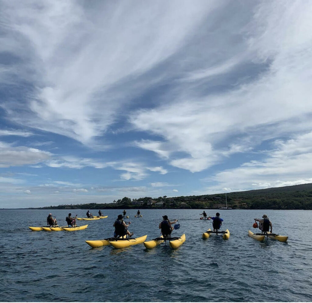 Surf Cycling in Mākena