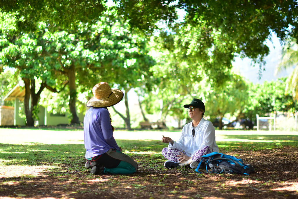 Forest bathing moment on Oahu