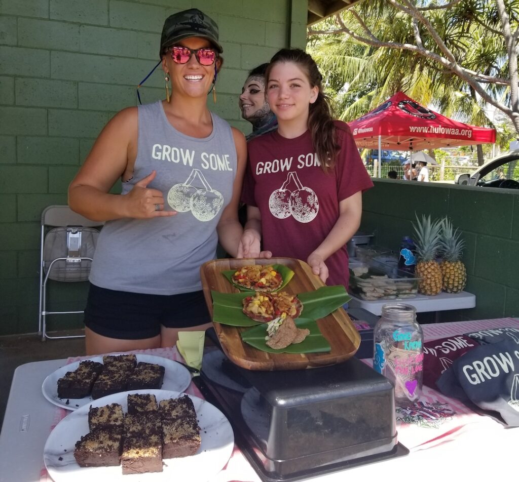 Food at La Ulu Breadfruit Day