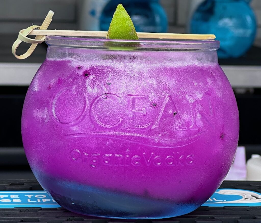 Lotus Ocean Vodka Cocktail